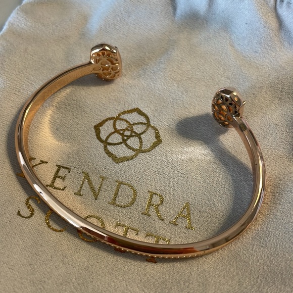 Kendra Scott Elton Iridescent Drusy and Rose Gold Bracelet - Picture 4 of 5